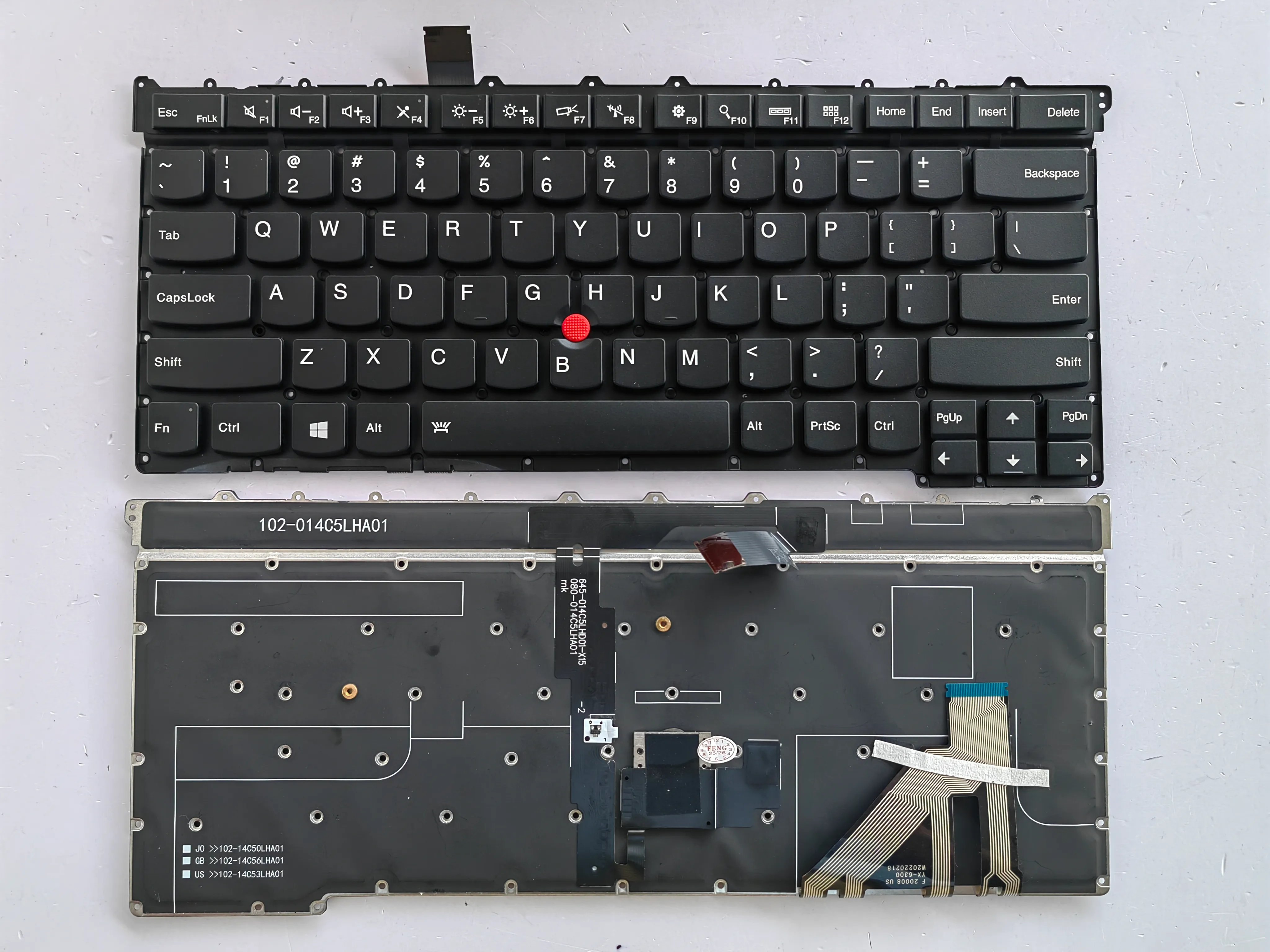 Picture of Laptop US keyboard forNew Replacement Keyboard Laptop For IBM X1C 2015/X1 Carbon 3rd BLACK With Point Backlit (OEM) US US Layout